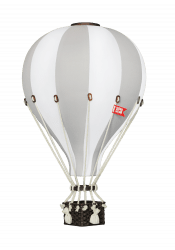 Super Ballon, Luftballong Large vit/ljusgrå