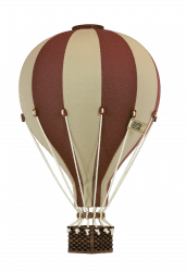 Super Ballon, Luftballong Small ljusbrun/mörkbrun