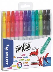 Fiberpenna Pilot Frixion Color 12-pack 12 färger