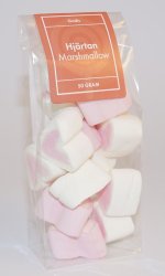 Hjärtan marshmallows, 50 gram