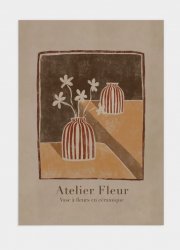 Poster Atelier Fleur 30x40 cm