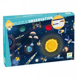 Puzzle Observation Rymden 200 bitar + bok