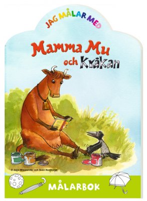 En figurformad målarbok baserat på de populära böckerna om bästa vännerna Mamma Mu och Kråkan. Med roliga och klassiska motiv at