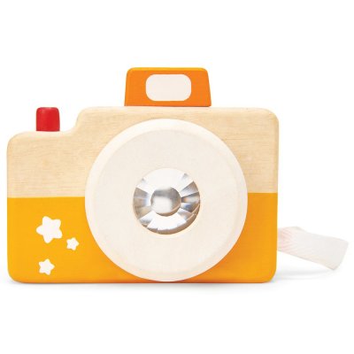Kamera i trä för barn