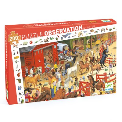 Puzzle Observation Horse Riding 200 bitar