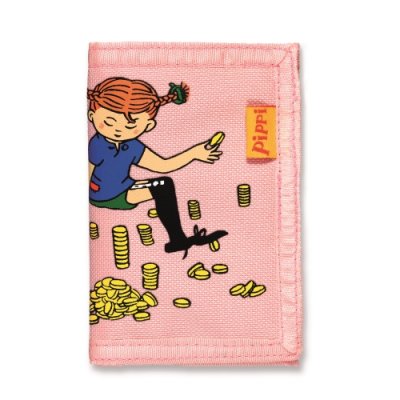Pippi plånbok rosa
