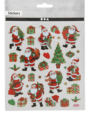 Stickers, Klassiska julfigurer